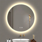 Miroir mural LED rond sans cadre